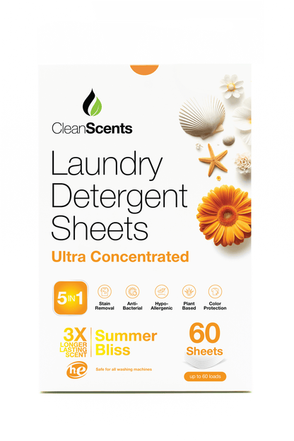 5in1 Summer Bliss Laundry Detergent Sheets - CleanScents