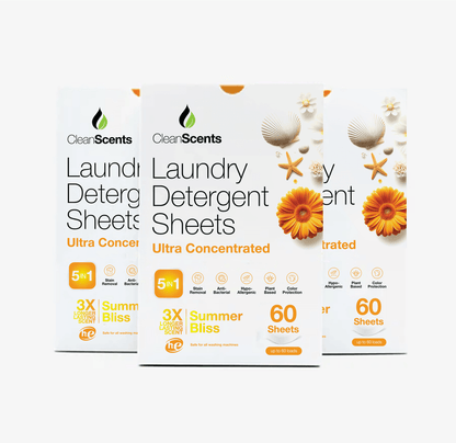 5in1 Summer Bliss Laundry Detergent Sheets - CleanScents