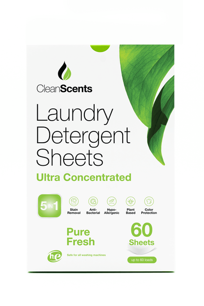 5in1 Pure Fresh Laundry Detergent Sheets - CleanScents