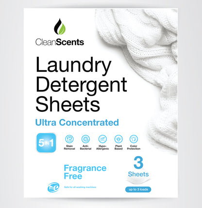 Sample Laundry Detergent Sheets