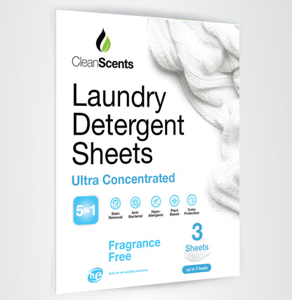 Sample Laundry Detergent Sheets