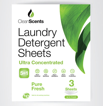 Sample Laundry Detergent Sheets