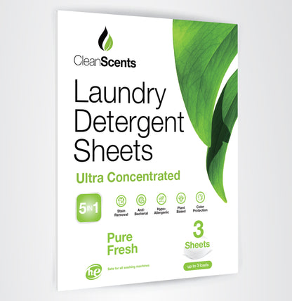 Sample Laundry Detergent Sheets