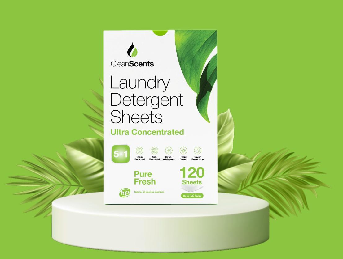 5in1 Pure Fresh Laundry Detergent Sheets