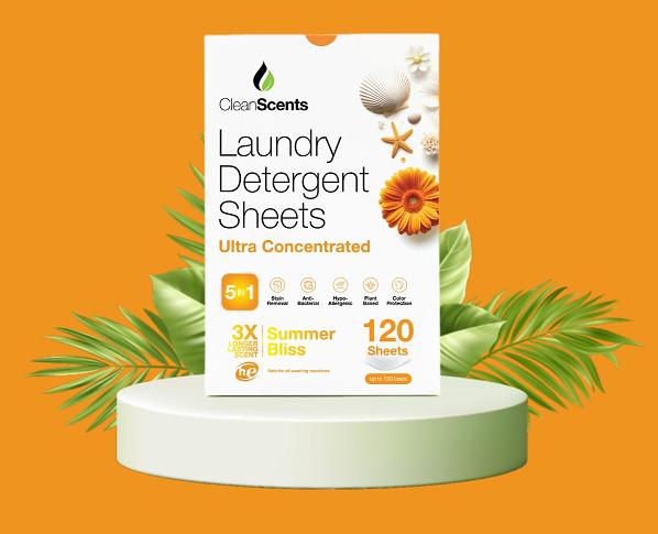 5in1 Summer Bliss Laundry Detergent Sheets